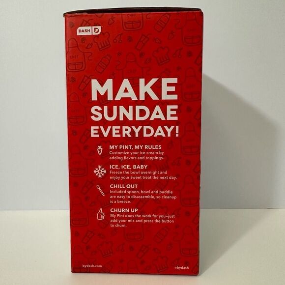 Dash My Pint Ice Cream Maker | 1 Pint Capacity - Picture 3 of 9